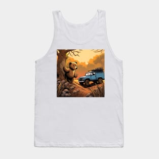 Teddy on Safari Tank Top